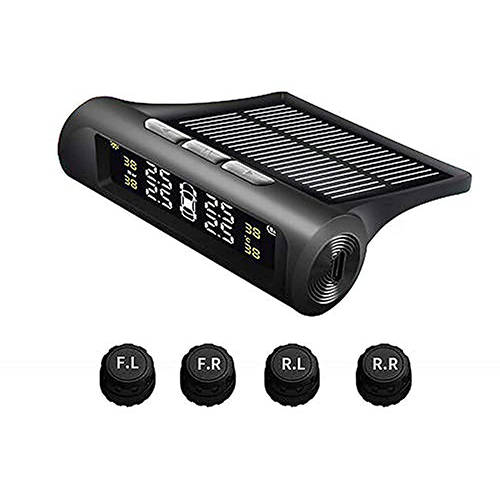 LED Display Solar Wireless Tire Pressure Monitoring System