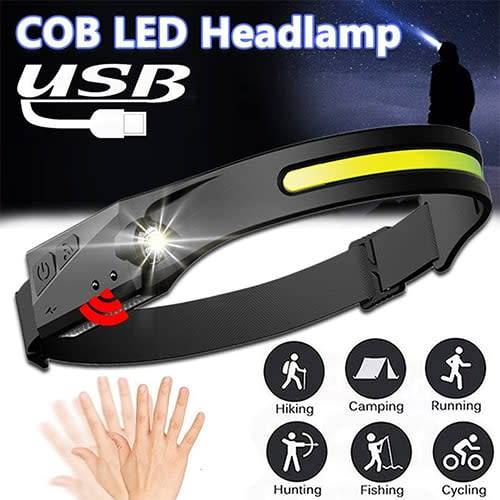 LED Rechargeable Headlight Outdoor Lighting Waterproof