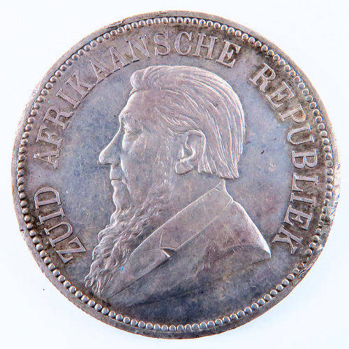 Z.A.R.  5 Shillings ( Crown ) 1892 DS