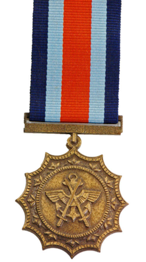 Full Size. South African Military Merit Medal numbered (Impressed)
