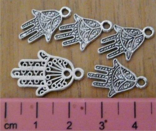 5 pc Hamsa Charm set
