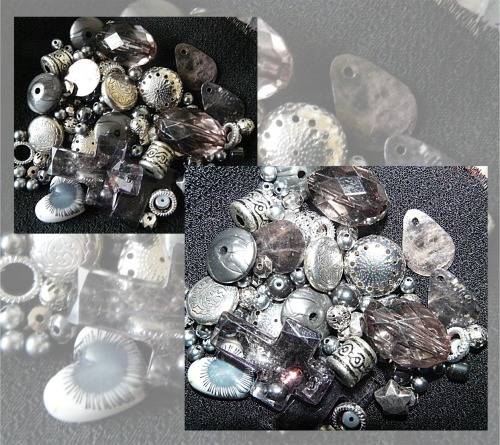 Mix Grey Beads Set