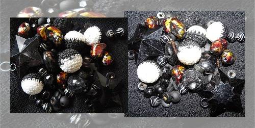 Mix Black Beads Set