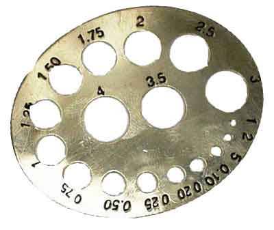 Diamond Gauge Oval