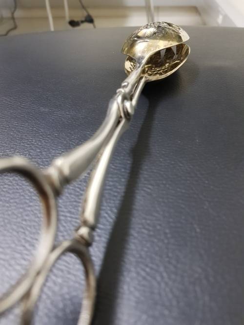 Vintage Silver Plated Berry Tong
