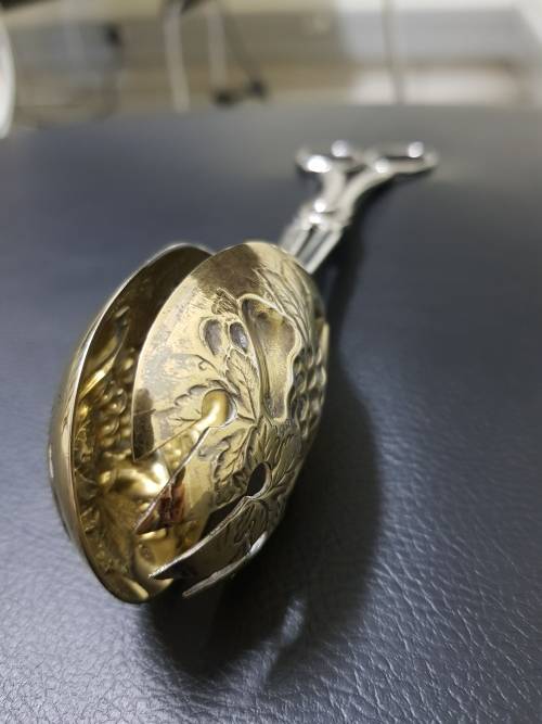 Vintage Silver Plated Berry Tong