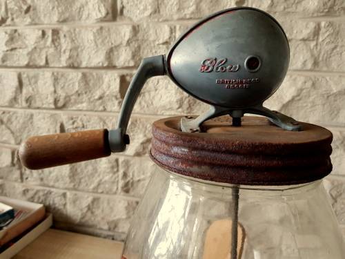 Vintage Original Blow Butter Churn