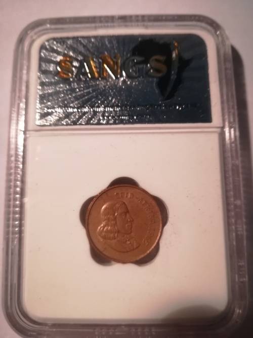 1965 Afrikaans one cent