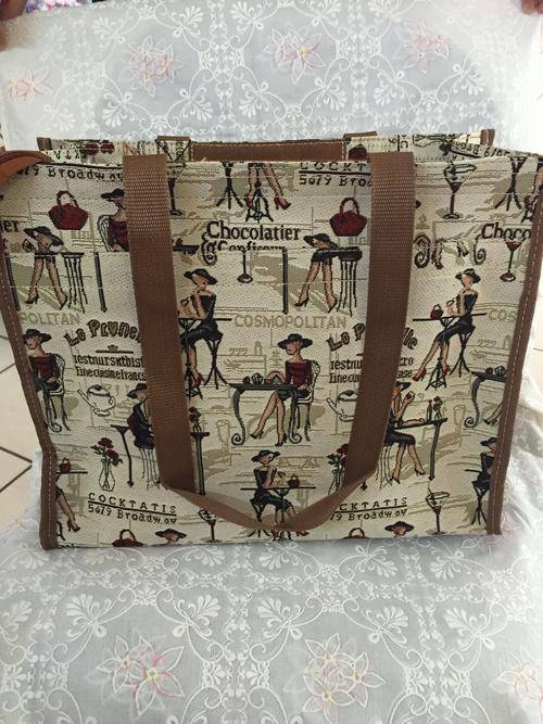 Lovely fashion canvas hand bag
