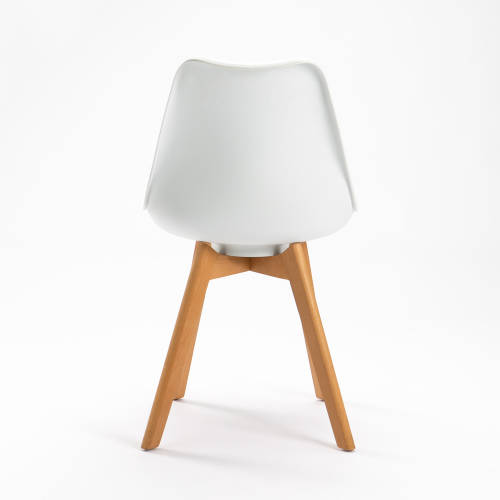 Padded Solid Wood Legs Dining Kitchen Chair