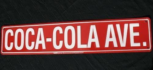 Coca-Cola Ave. Sign