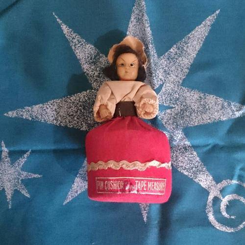 1950's/1960's Pin Cushion with Tape Measure Doll