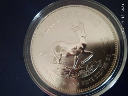 2017 50TH ANNIVERSARY 1OZ SILVER KRUGER UNCIRCULATED IN CAPSULE