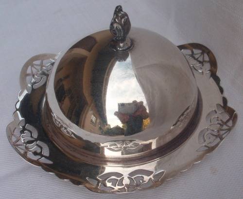 VINTAGE  BEAUTIFUL SILVER PLATED (UNITY EPNS) PRETTY DESIGN  GOOD PRICE