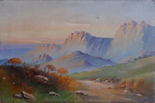 VINTAGE: VERY OLD AND DAMAGED ORIGINAL OIL PAINTING - GOING FOR LOW PRICE!!!