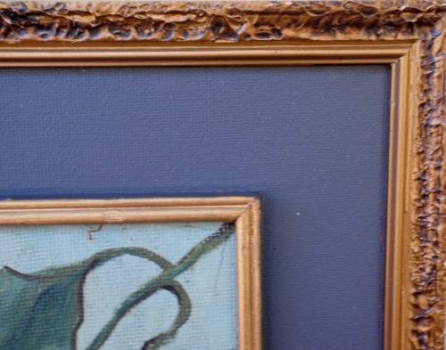 VINTAGE: BEAUTIFUL ORIGINAL HENK LORJE OIL PAINTING, SIGNED AND DATED 1965. GORGEOUS WILD FLOWERS