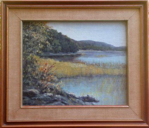 VINTAGE: ORIGINAL G. SVENSSON, SWEDISH ARTIST,  LANDSCAPE, SIGNED BY ARTIST