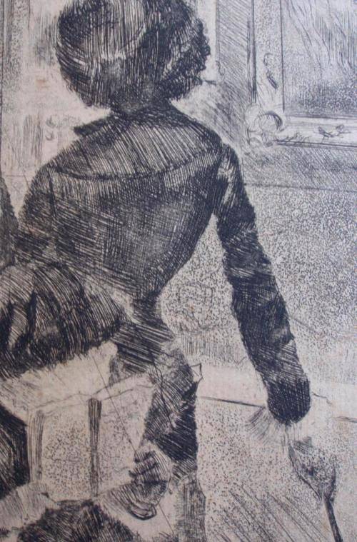 EDGAR DEGAS - GENUINE ORIGINAL ETCHING - VALUED by BONHAMS LONDON - LOW START FOR INVESTMENT ART!
