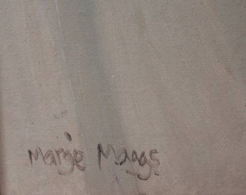 Vintage Marge Maggs - fabulous large original. Well known listed artist.