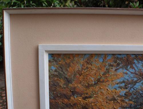 Vintage original oil by John Williams circa 1926 - S.A. artist. Autumn Oaks. Gorgeous piece!