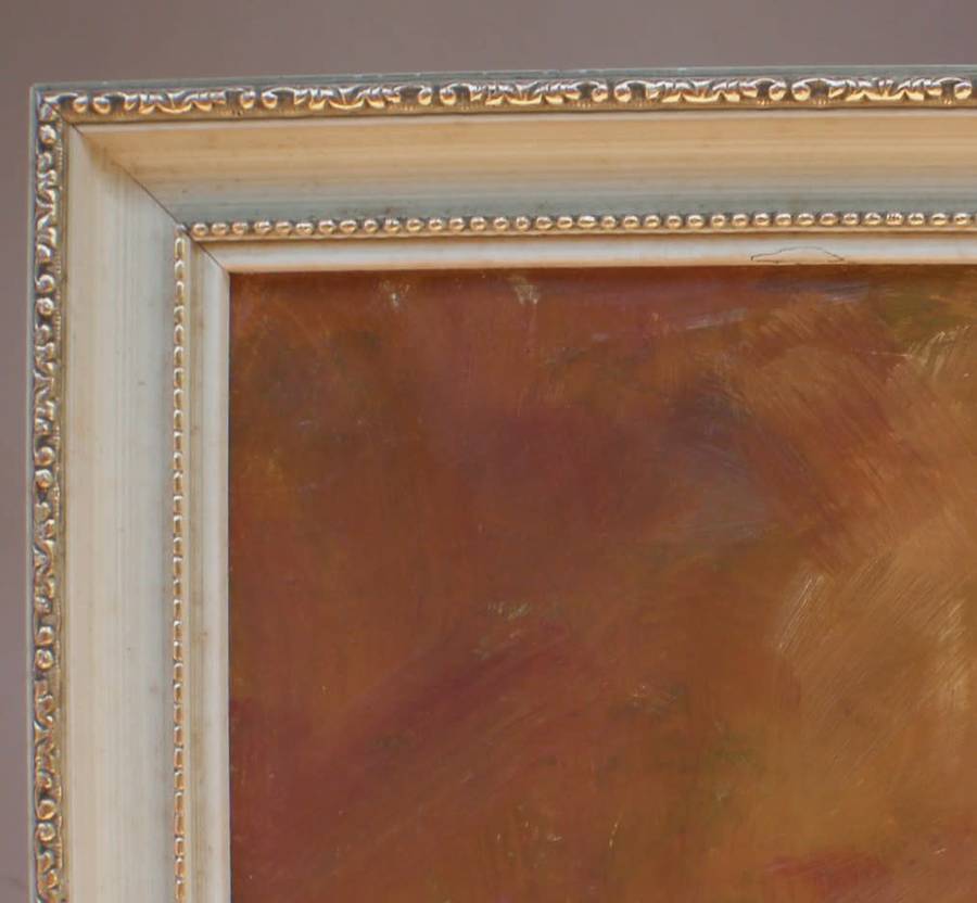 Original oil painting, Hibiscus Still Life by O.L.James. Gorgeous delicate piece.