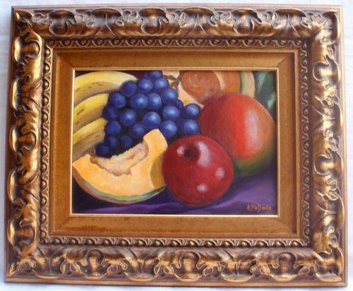 STUNNING ORIGINAL PAINTING BY WELL KNOWN KZN ARTIST - ARLENE McDADE - BEAUTIFULLY FRAMED!!!