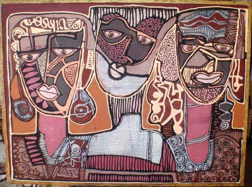 GENUINE AFRICAN ART - TWO STUNNING PAINTINGS, PRICE REDUCED!!! COLLECTABLE ART - INVEST NOW!!!