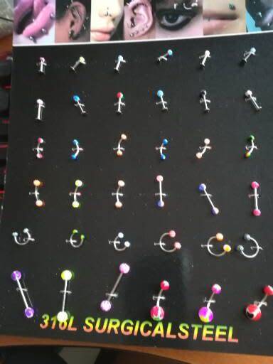 JT - UNDER R5 EACH Variety pack piercing studs