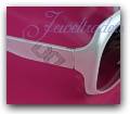 "STUNNING" White & Cream  BROAD FASHION Sunglasses