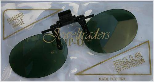 JT - "CLIP ON" Sunglasses for reading glasses with reduced glare