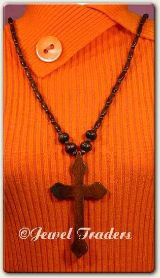 JT - large Wooden Cross BROWN