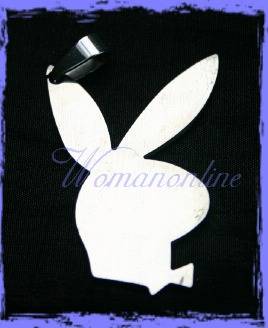 JT - "PLAYBOY"  STAINLESS STEEL DOG Tag