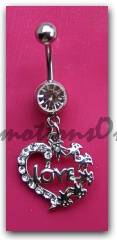 Diamante Detail SURGICAL STEEL Belly Ring