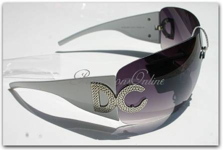 "FREE SHIPPING" D&C White & Silver FASHION Sunglasses