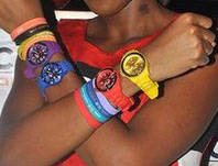 LIGHT BLUE "ICE" Bubblegum FASHION Watches