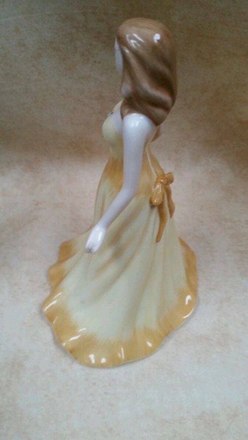 Royal Doulton Lady from the  Gemstone  Collection ` Opal October #