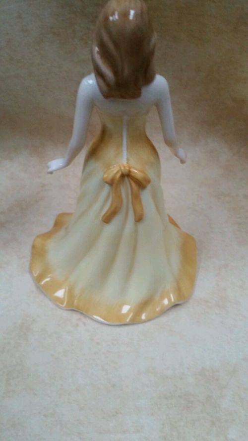 Royal Doulton Lady from the  Gemstone  Collection ` Opal October #