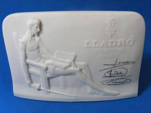 LLADRO COLLECTORS SOCIETY Spain Daisa 1985 Don Quixote Collectors Society Plaque