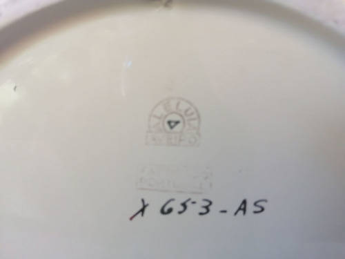 Vintage Decorator Plate from Aleluia Aveiro  Hand-Painted in Portugal