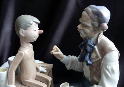 Lladro Pinocchio, Puppet Painter #5396 #