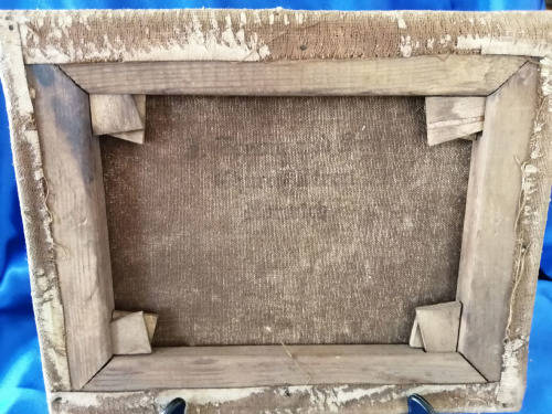 Unusual Victorian Signed Oil on Canvas of a Prize Pig *