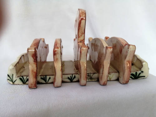 Cute Pottery Toast Rack Letter Holder