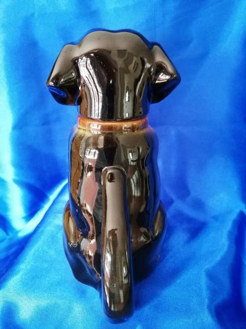 Germany ERPHILA Dachshund Sausage Dog Ceramic Teapot, vintage, #