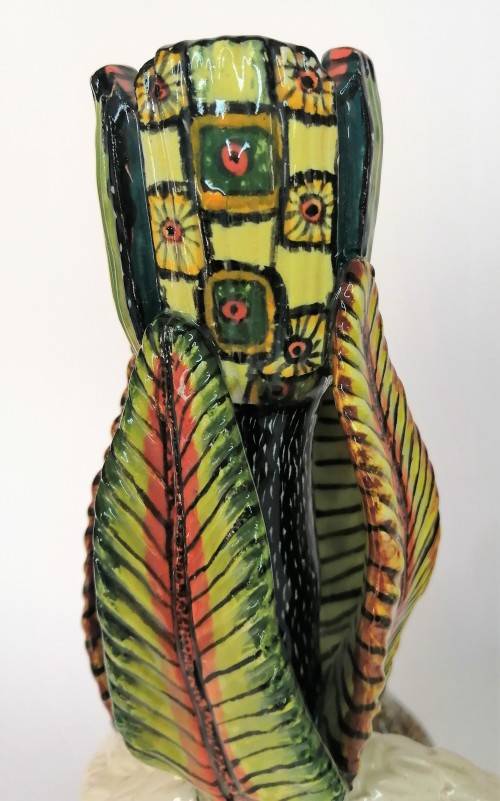 Ardmore Stunning Pair of Pangolin and Monkey Candle Holders Superb Detail