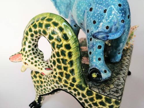 Ardmore Stunning Elephant Candle Holder Superb Detail (a) #