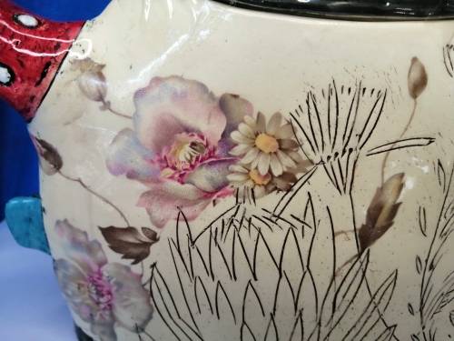 Rika Senekal Hand-Made Hand-Painted one of a kind Ceramic Tea Pot