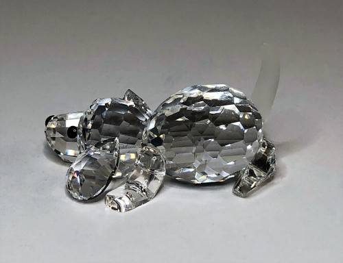 SWAROVSKI CRYSTAL BEAGLE PUPPY DOG PLAYING *