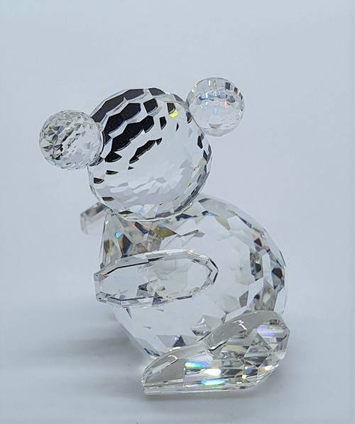 Swarovski Silver Crystal Large Left Facing Koala Bear Boxed #