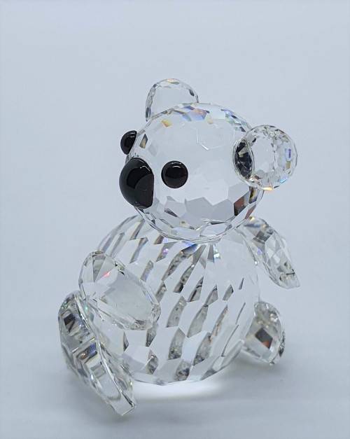 Swarovski Silver Crystal Large Left Facing Koala Bear Boxed #