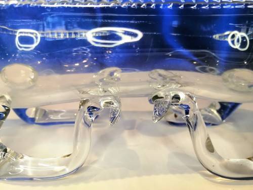 19th Century Glass `Gin Pig` c1890 #